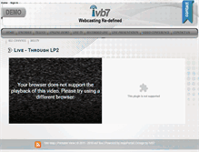 Tablet Screenshot of live.ivb7.com